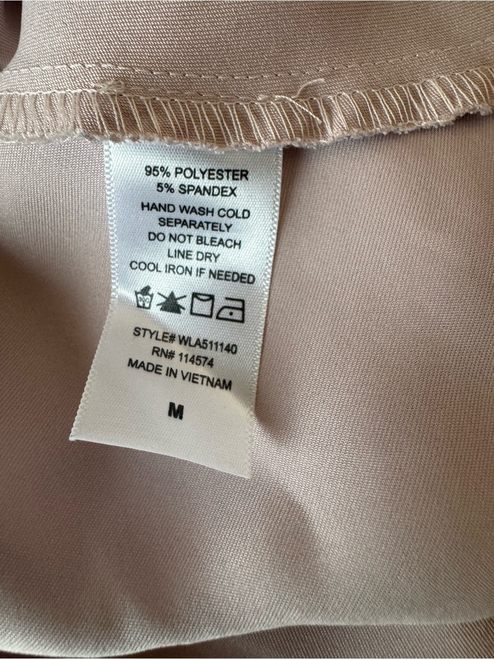 Pleione Blush Pink Petal-Front Spaghetti Strap Camisole - Picture 6 of 6